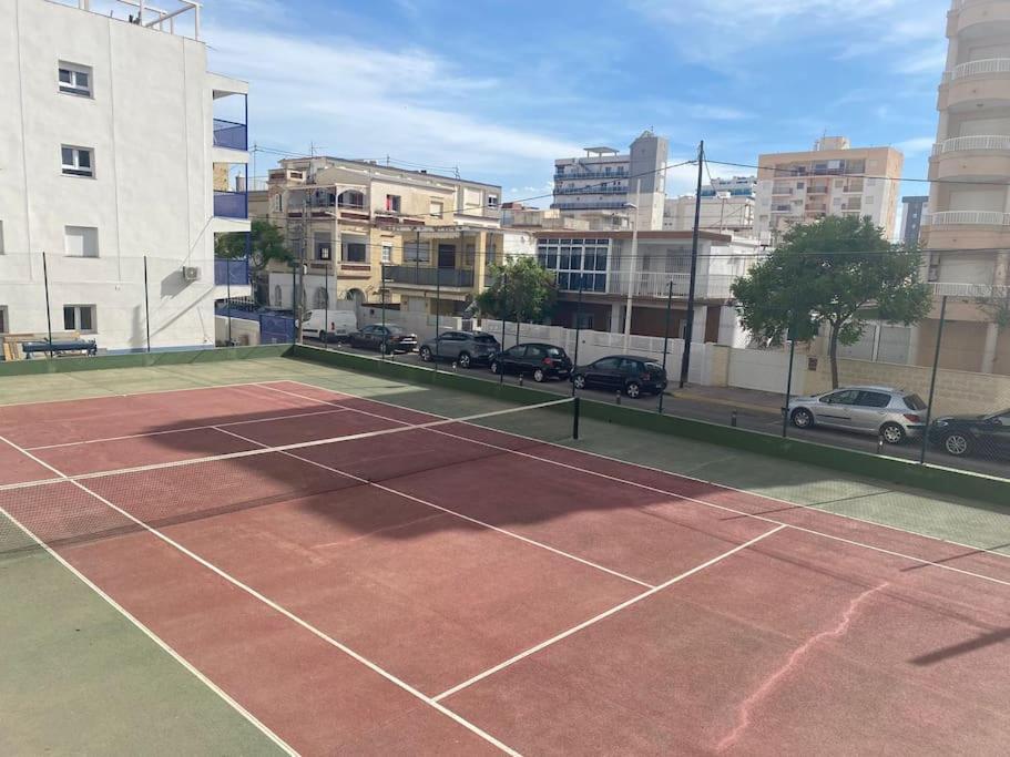 Apartamento 1ª Linea De Playa - Con Piscina Y Parking Playa de Gandia Zewnętrze zdjęcie