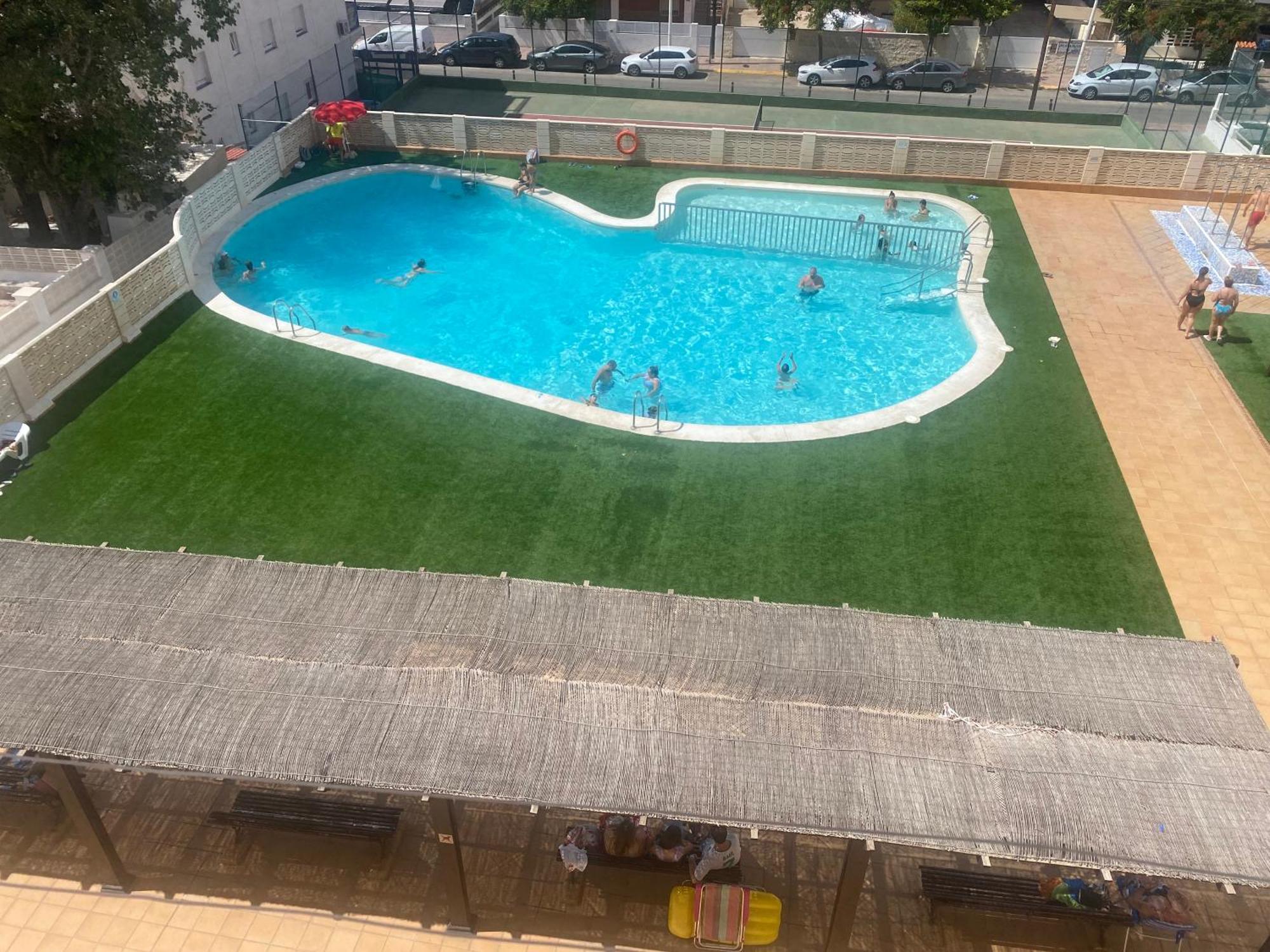 Apartamento 1ª Linea De Playa - Con Piscina Y Parking Playa de Gandia Zewnętrze zdjęcie