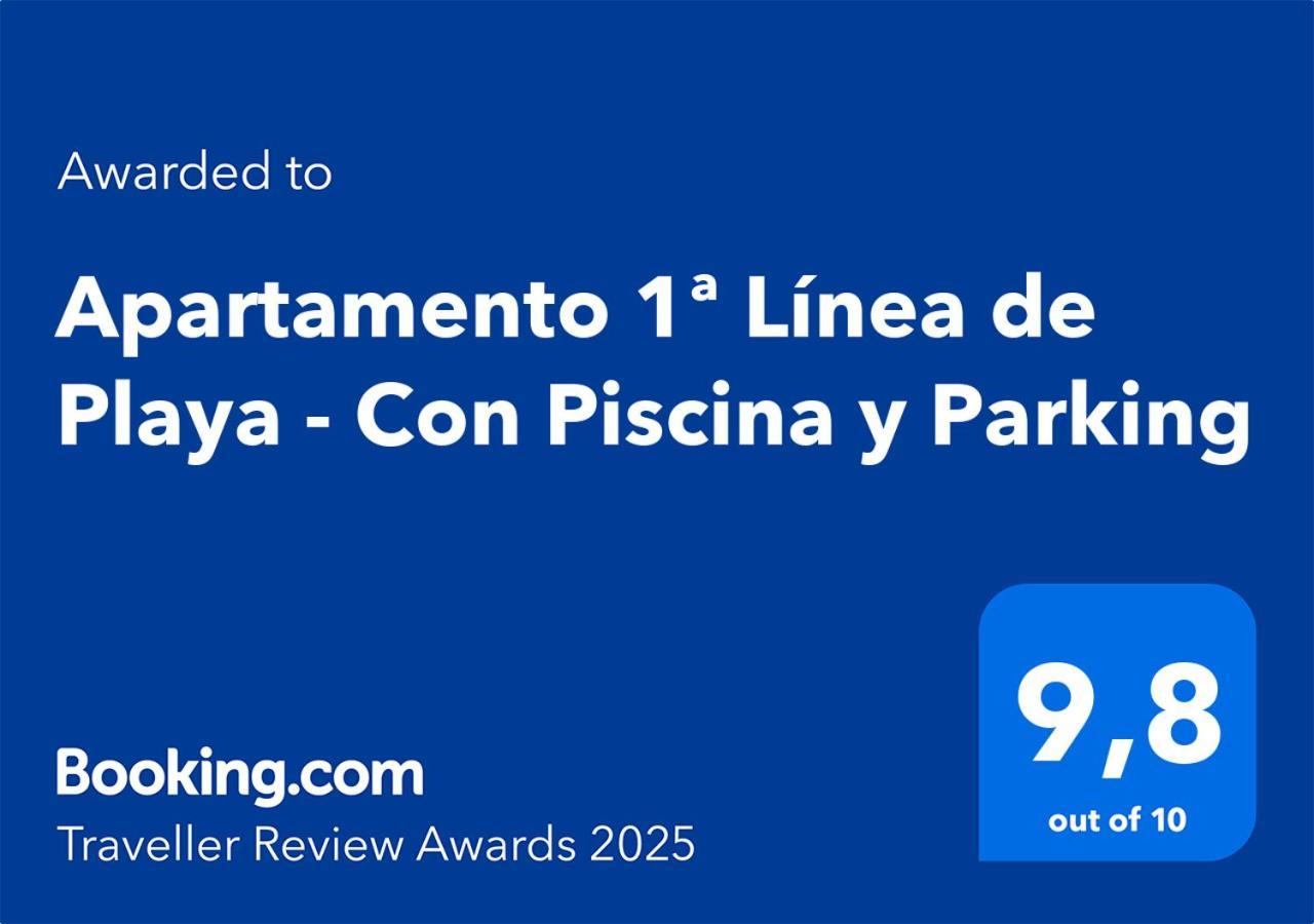 Apartamento 1ª Linea De Playa - Con Piscina Y Parking Playa de Gandia Zewnętrze zdjęcie